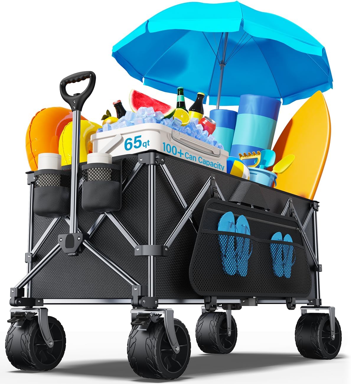 Collapsible Wagon with Big Wheels for All Your Adventures