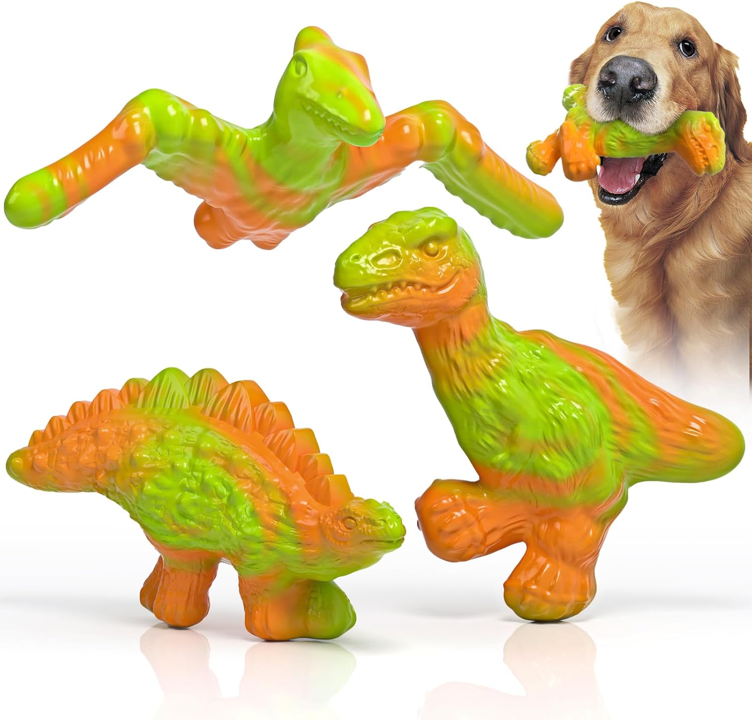 AstraVox Indestructible Dog Chew Toys - Bacon Flavored Toughness