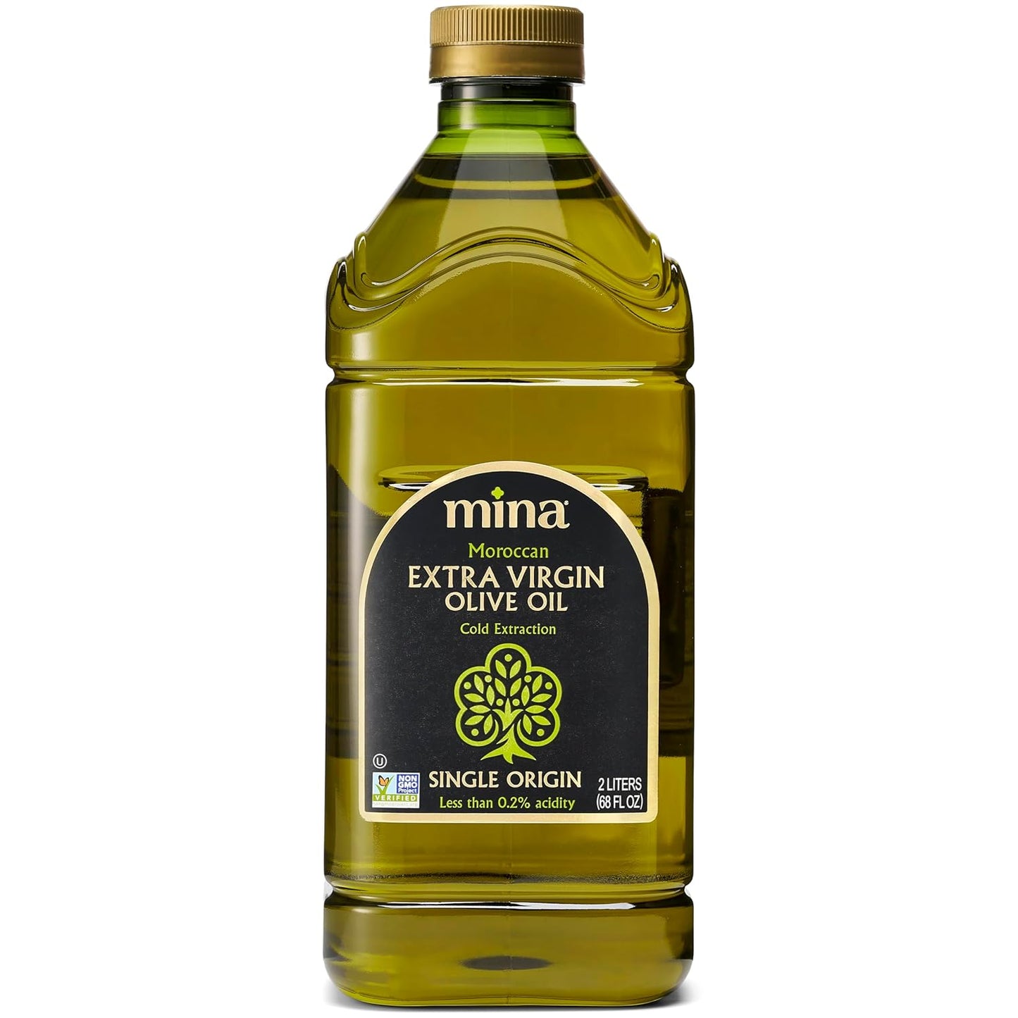 Mina Extra Virgin Olive Oil 68 Fl Oz - Polyphenol Rich Flavor