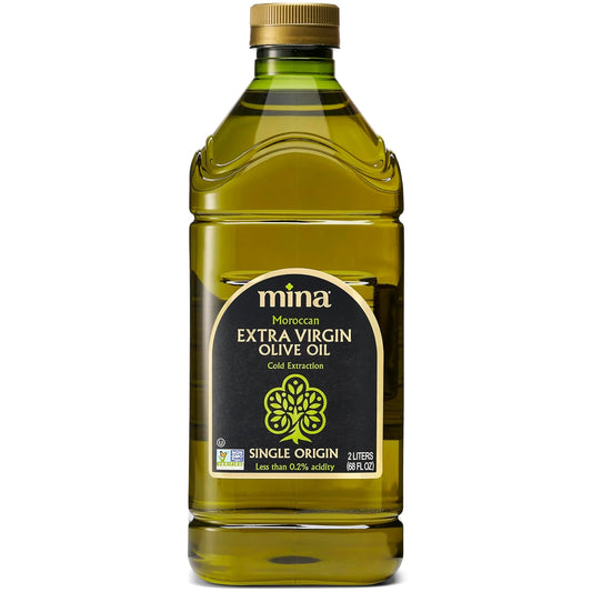 Mina Extra Virgin Olive Oil 68 Fl Oz - Polyphenol Rich Flavor
