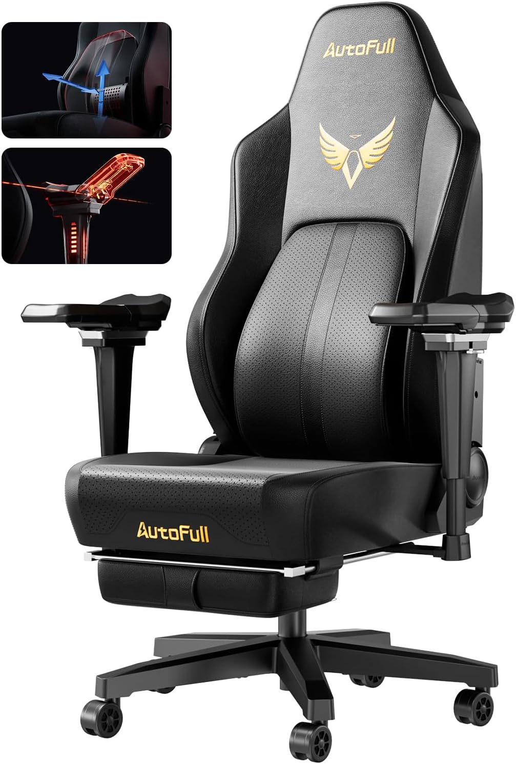 AutoFull M6 Gaming Chair with Dynamic Lumbar Support