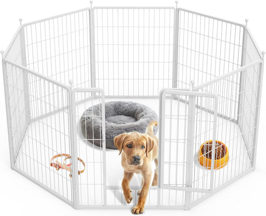 Heavy Duty Dog Playpen with Anti-Rust Coating for Pets