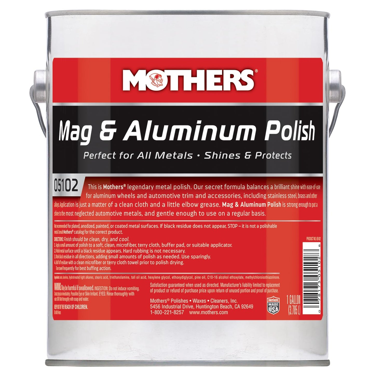Mothers Mag & Aluminum Polish - 1 Gallon for a Brilliant Shine