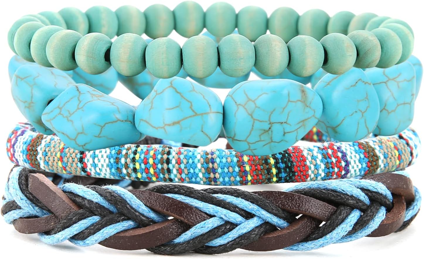 HZMAN Ethnic Tribal Wrap Bracelet