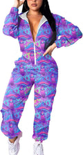 EOSIEDUR Women's Pullover Hoodies Jumpsuit Zipper Jacket (Style JG2G)