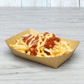Karat FP-FT250K Kraft Paper Food Serving Tray for Appetizers