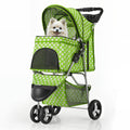 MoNiBloom 3 Wheels Pet Stroller for Small and Medium Dogs - Smooth