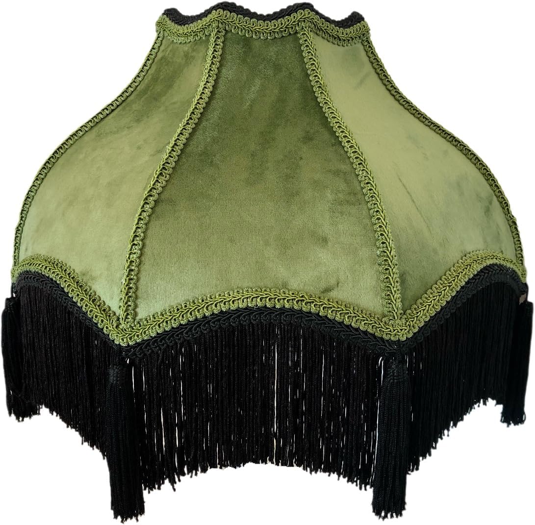 Tristan Home Premium Classic Victorian Style Velvet Lamp Shade