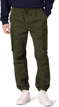 Essentials Men's Drawstring-Waist Regular-Fit Cargo Jogger