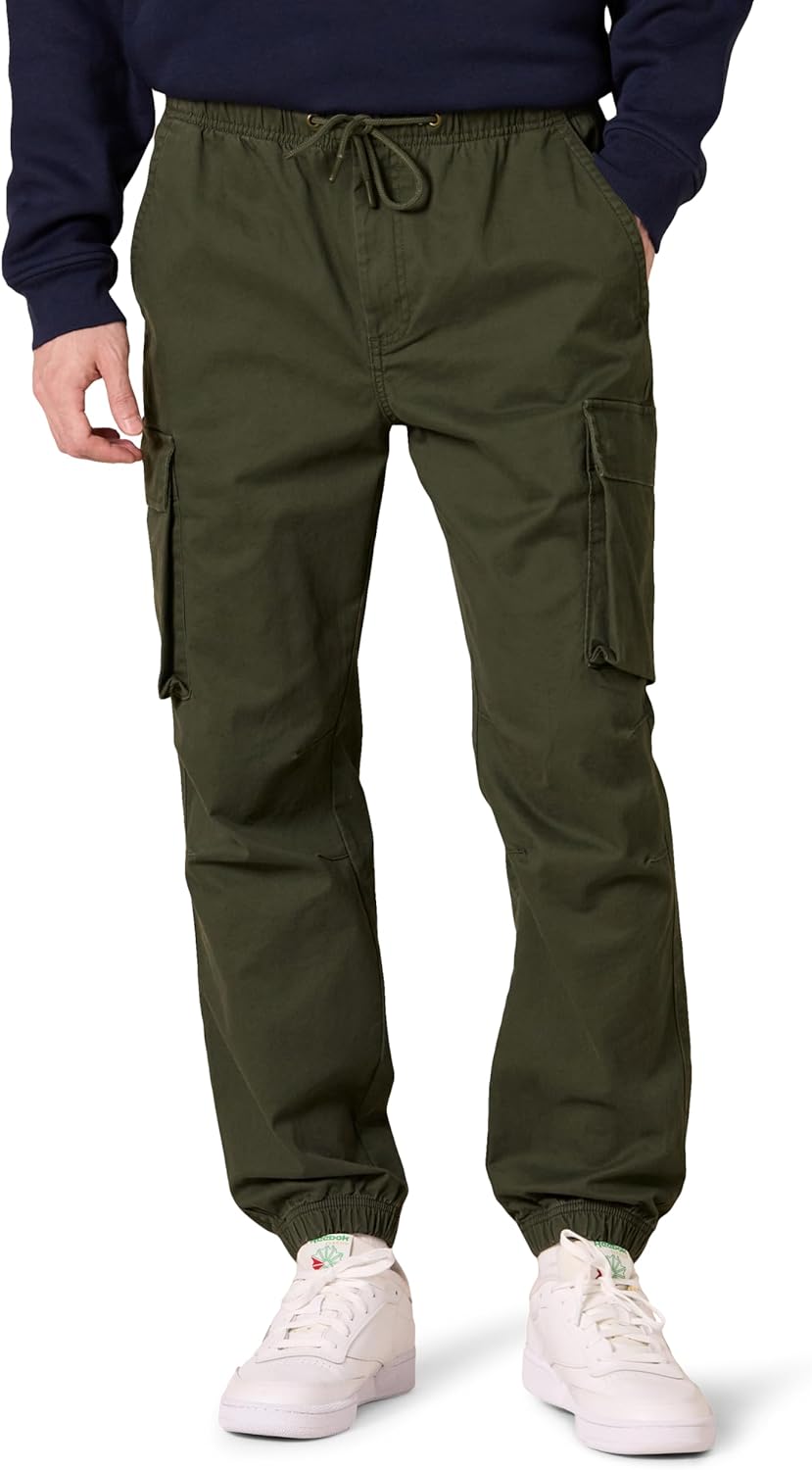 Cargo Jogger for Men with Drawstring Waist and Regular Fit