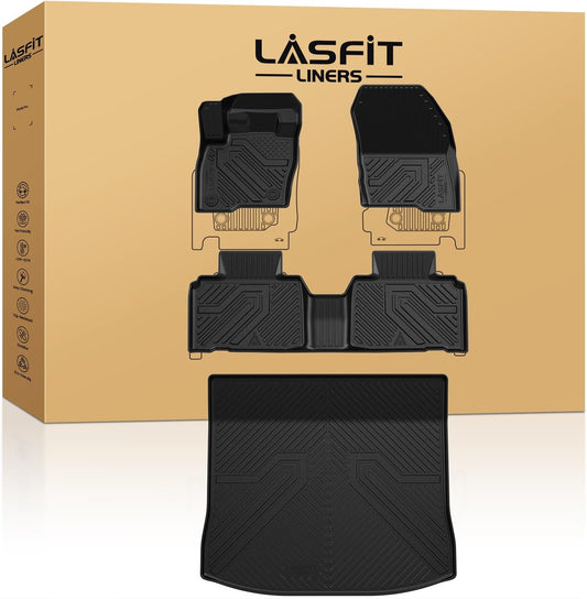 LASFIT Floor Mats for Ford Edge 2015-2024 All Weather Protection