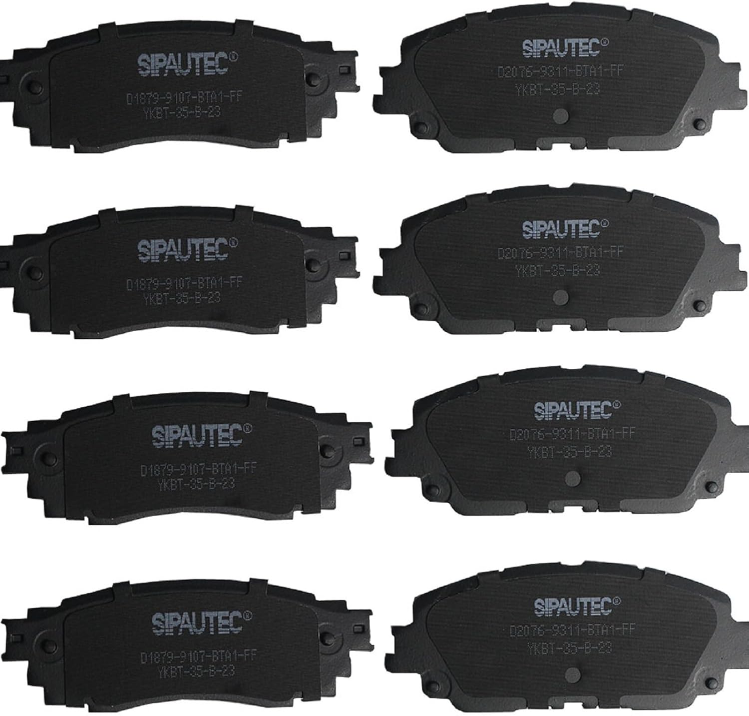 SIPAUTEC Ceramic Brake Pads for 2018-2022 Toyota Camry & More