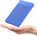 High-Speed 2.5 HDD/SSD Enclosure - UASP Trim, USB 3.1 Gen 1, Blue