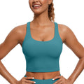 Butterluxe Strappy Longline Sports Bra - Light Support for Yoga