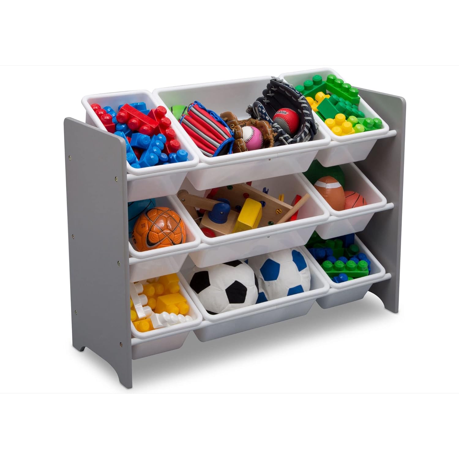 Delta Children MySize 9 Bin Toy Organizer for Kids' Rooms