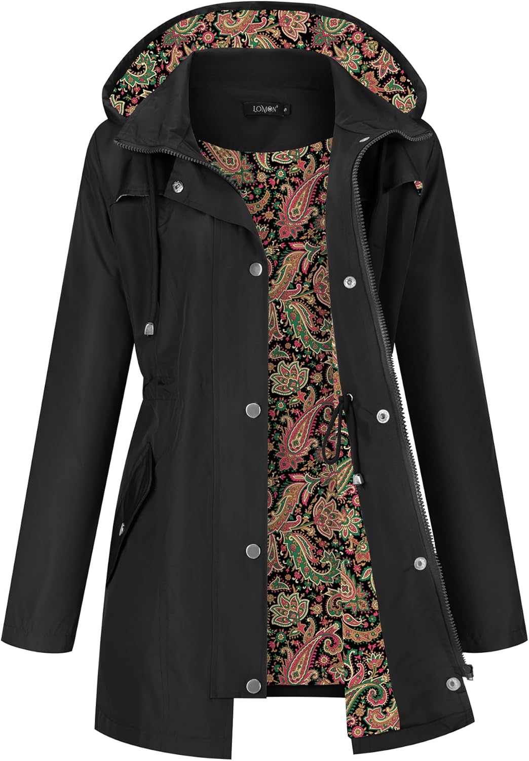 LOMON Women Waterproof Outdoor Hiking Raincoat for All Seasons