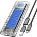 ORICO 40Gbps M.2 NVMe SSD Enclosure - High-Speed Tool-Free Cooling