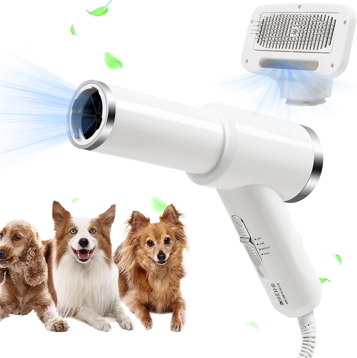 High Velocity Pet Hair Dryer - Faster Grooming!