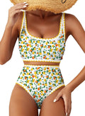 Herseas Women's High Waisted Floral Bikini Set - Flattering Coverage
