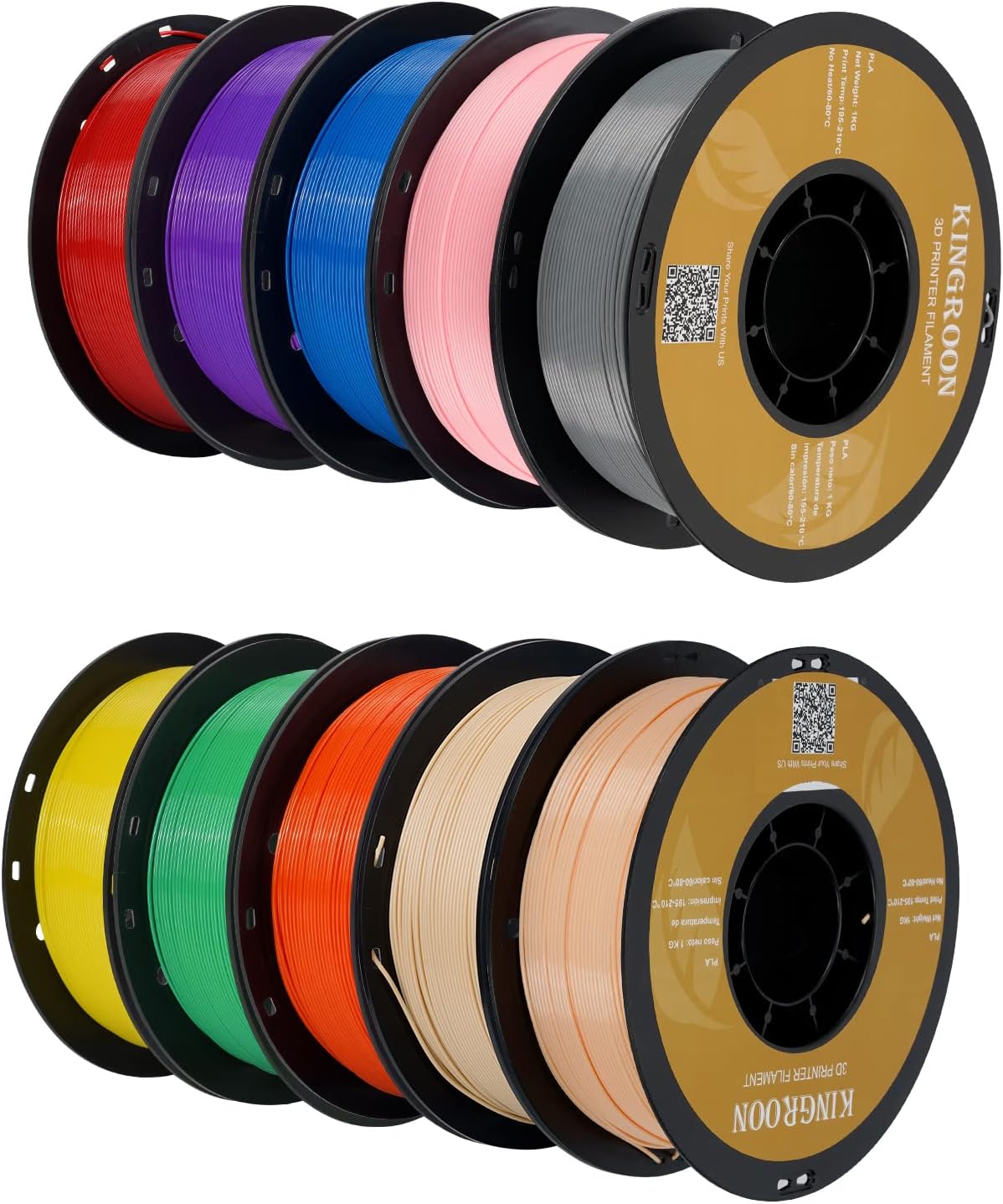 Kingroon PLA 3D Printer Filament for High-Quality Printing