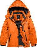 Boys Waterproof Ski Snow Jacket with Fleece Lining - Warm, Windproof
