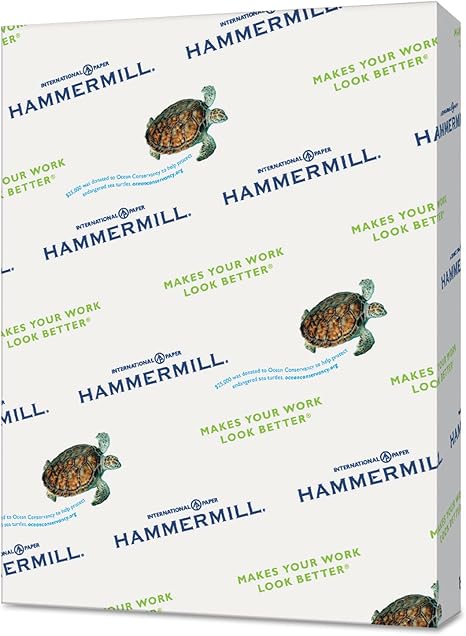 Hammermill Colored Paper 20 lb Blue Printer Paper 8.5 x 11