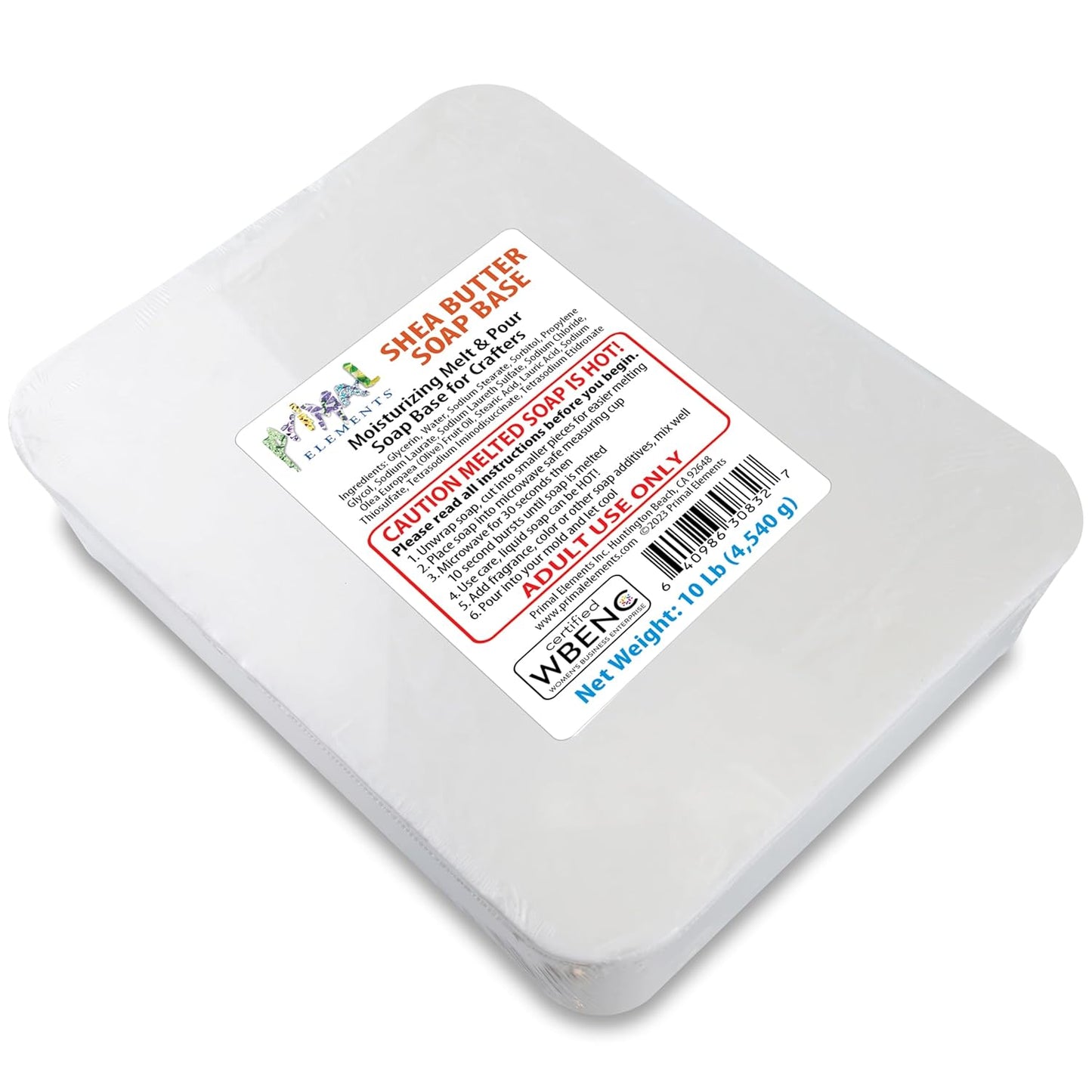 Primal Elements Shea Butter Soap Base for Crafting Fun Soaps