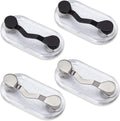 Readerest Magnetic Eyeglass Holders (4 Pack) - Secure Everyday Clip