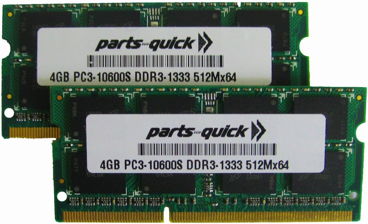 8GB 2 x 4GB Memory for HP EliteBook 2540p and More