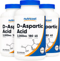 D-Aspartic Acid Capsules 3 Bottle Bundle - High Strength