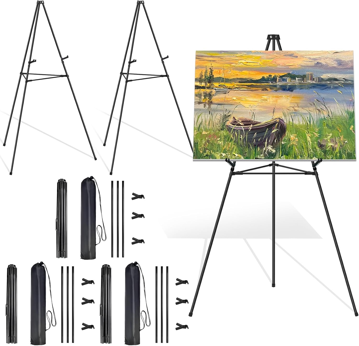 Easel Stand for Sign Picture Display, Lightweight Tripod Easel