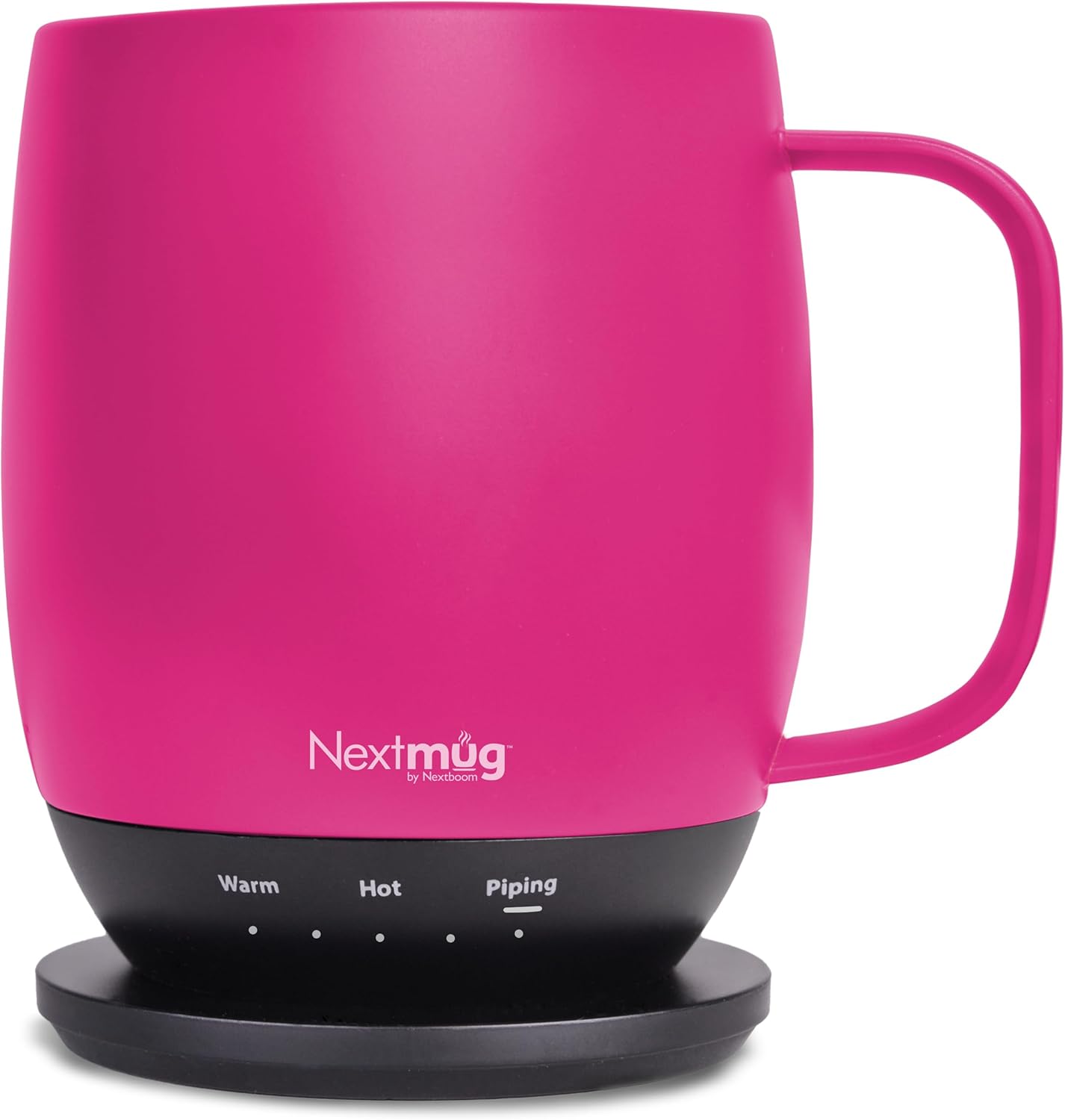 Nextmug Temperature-Controlled Self-Heating Coffee Mug in Pink