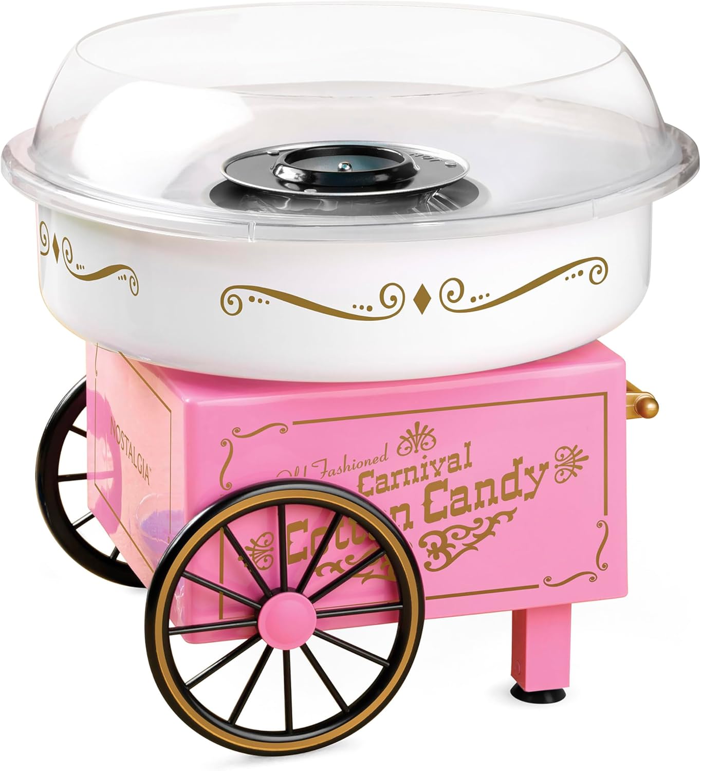 Nostalgia Vintage Cotton Candy Maker for Sweet Family Fun