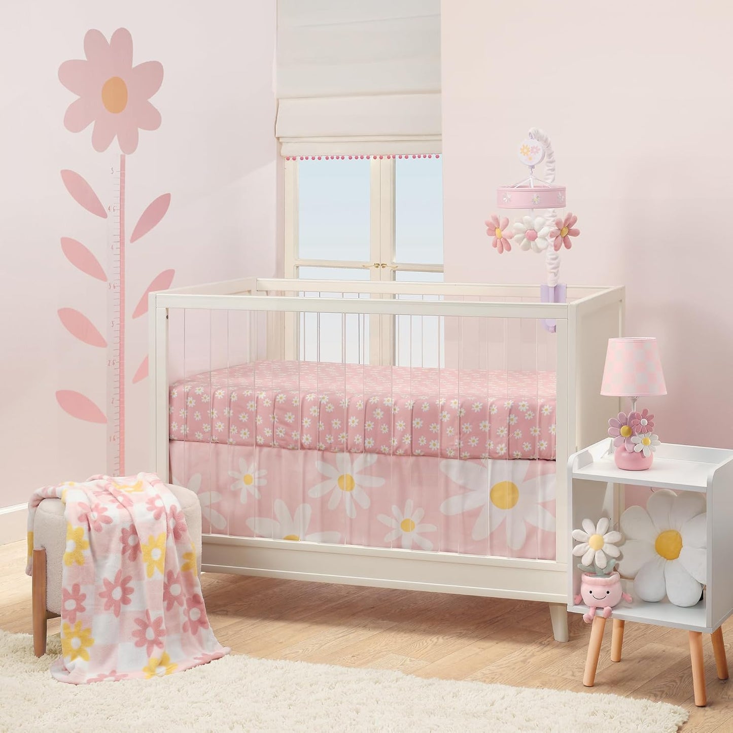 Lambs & Ivy Daisy Dreams 3-Piece Crib Bedding Set for Baby