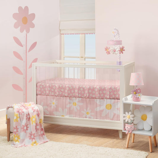Lambs & Ivy Daisy Dreams 3-Piece Crib Bedding Set for Baby