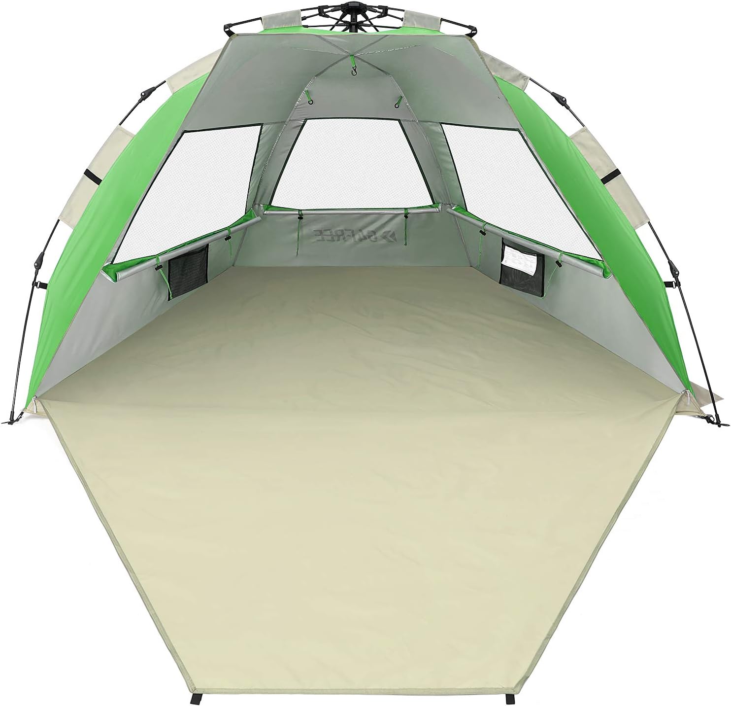 UPF 50+ Portable Beach Tent for 3-4 People