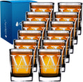 Personalized Square Shot Glasses Set of 12 for Any Occasion