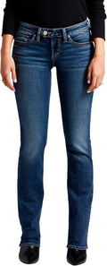 Silver Jeans Co. Tuesday Low Rise Slim Bootcut Jeans - Flattering