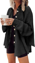 Womens Corduroy Button Down Shirts Color Block Long Sleeve Blouses