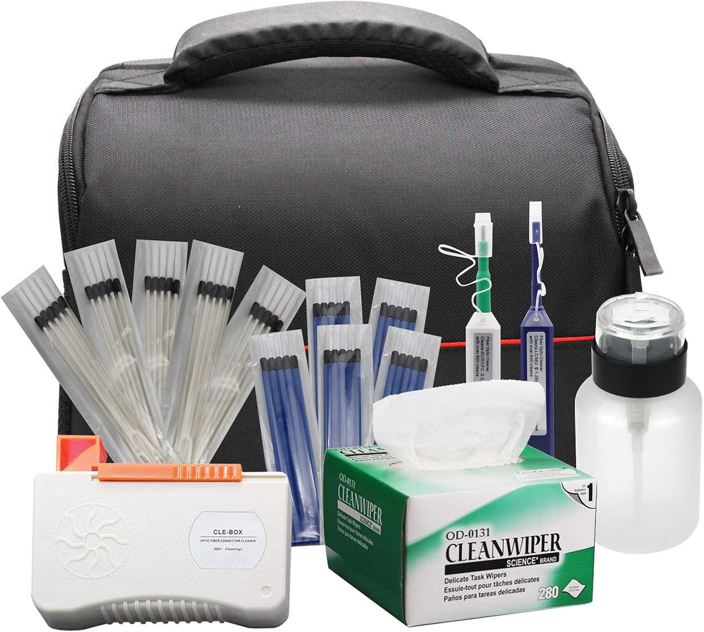 Fiber Optic Cleaning Kit for Effective Connector Maintenance