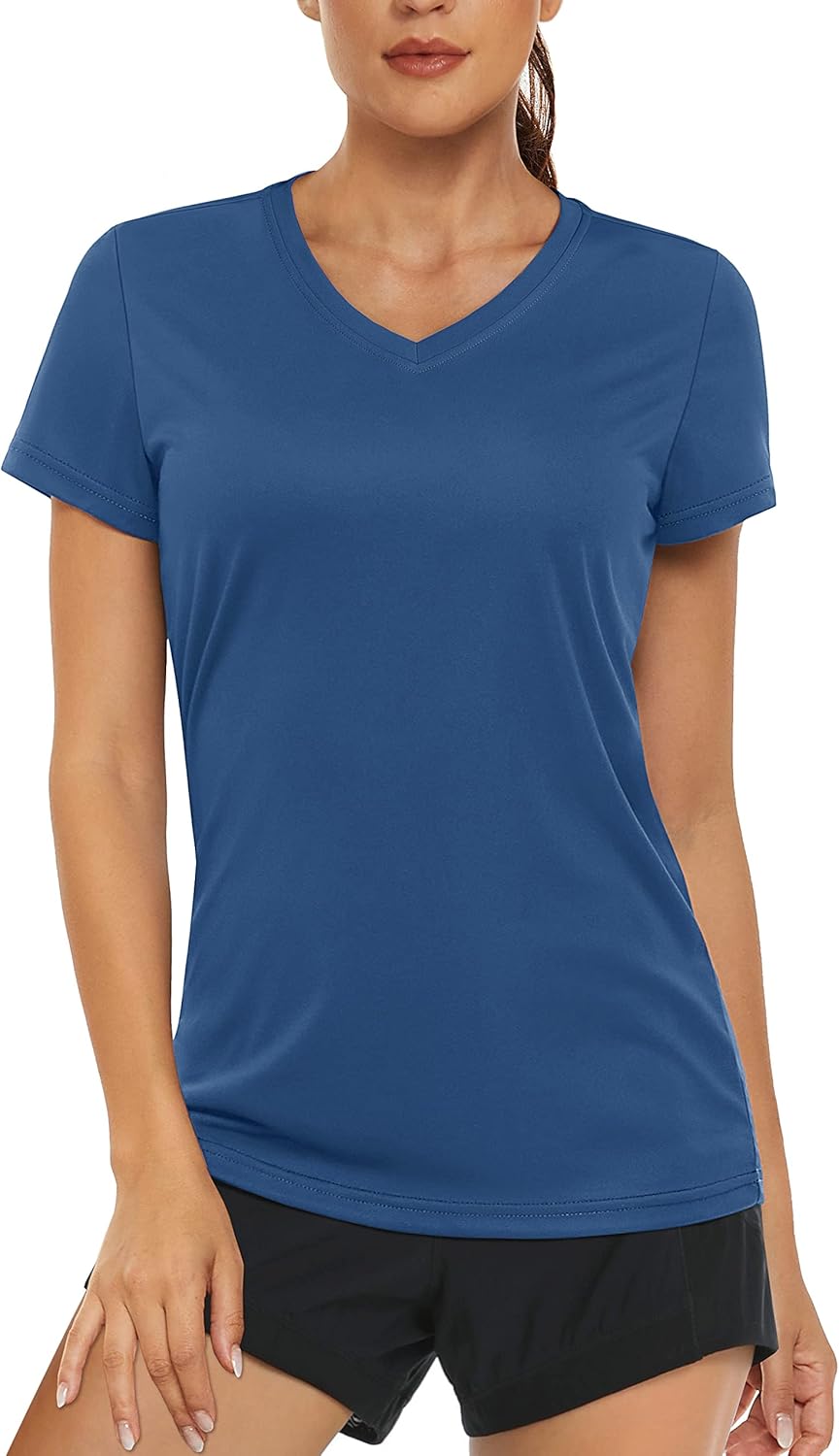 UPF 50+ V-Neck Tee for Women by MAGCOMSEN