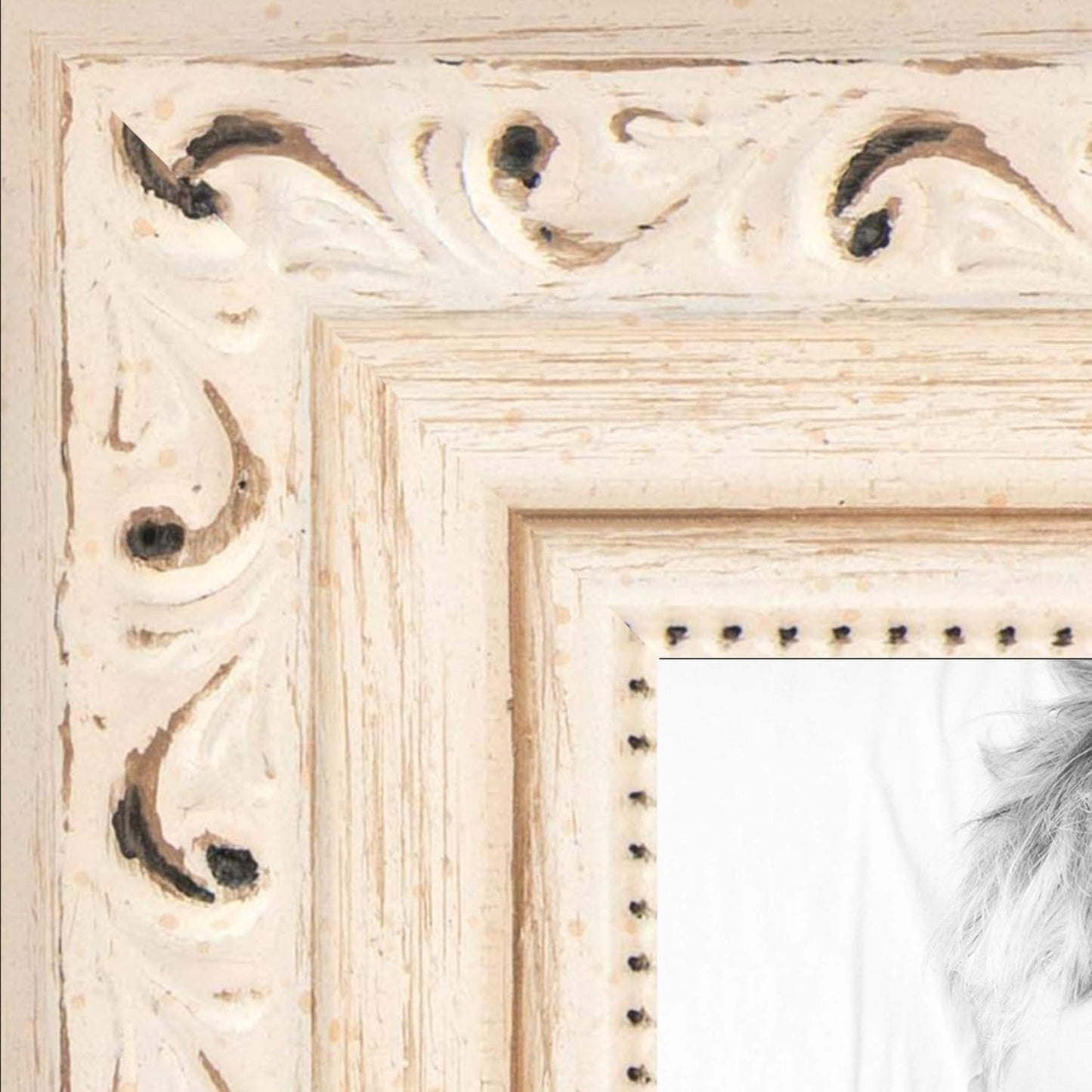 ArtToFrames 7x22 Inch White Picture Frame for Custom Art