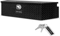 49 in Aluminum Diamond Plate Trailer Tongue Box - Waterproof Storage