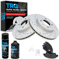 Front Performance Brake Pad & Rotor Kit Compatible with Honda Civic