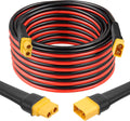XT60 Extension Cable 25FT 10AWG - Heavy-Duty Power Extension