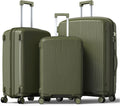 Nazhura Luggage Set: 3-Piece Hardside Suitcase Collection