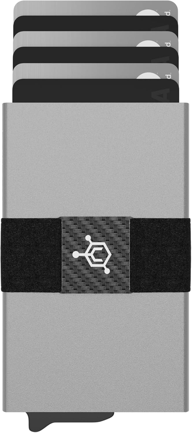 CODE 118 Men's Automatic Smart Wallet with RFID Blocking Feature