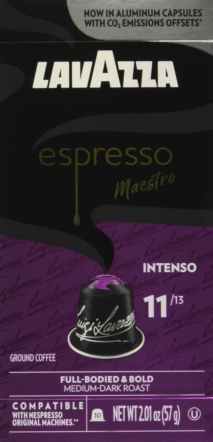 Lavazza Espresso Intenso Capsules: Intense, Full-Bodied Brew! 
