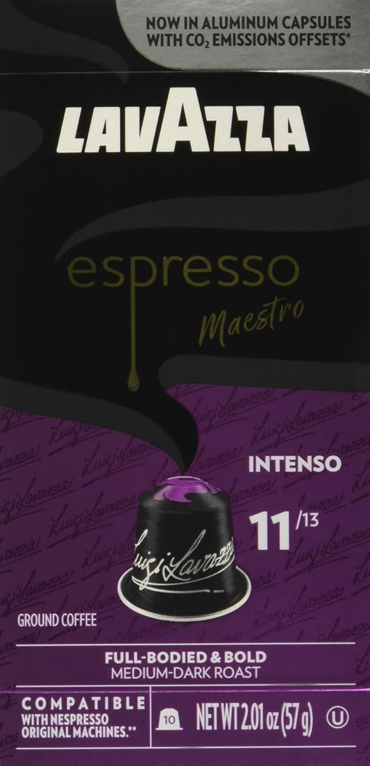 Lavazza Espresso Intenso Capsules: Intense, Full-Bodied Brew! 