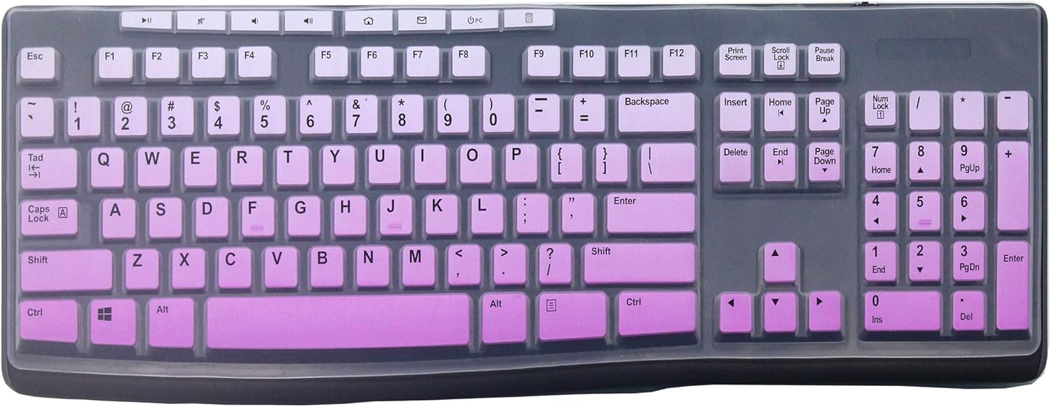 Clear Silicone Keyboard Cover for Logitech Keyboards - Protect & Style!